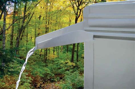 JR Products rain gutter spouts mount easily to any RV rain gutter or trim mounts to direct rainwater away, eliminating dirt and black streaks. . Rv rain gutter trim